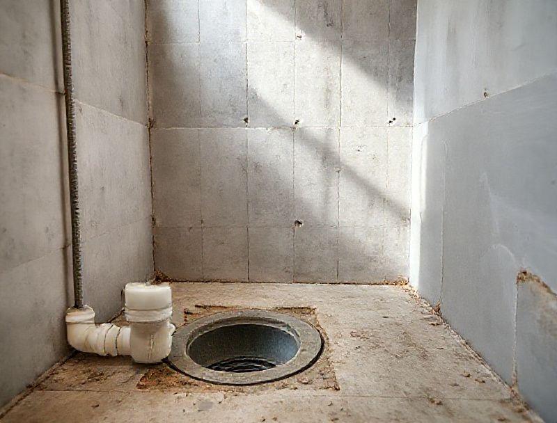 Bathroom wet works and pipe installation